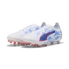 PUMA Ultra 6 Match FG/AG Christian Pulisic X Kidsuper - Valkoinen/Pink Lilac/Dusky Blue LIMITED EDITION ENNAKKOTILAUS