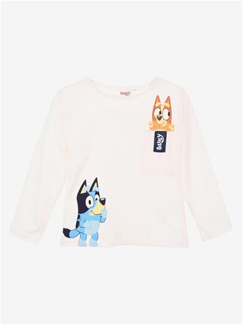Bluey T-paita, Off-White, 116-122