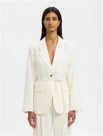 Selected Slfellie Blazer - Cream - 42