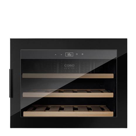 Caso WineSafe 18 EB Black (CS627), integroitava viinikaappi