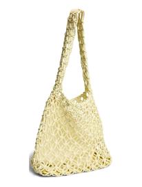 Pieces Pcganna Crochet Shopper - Cream - ONE SIZE