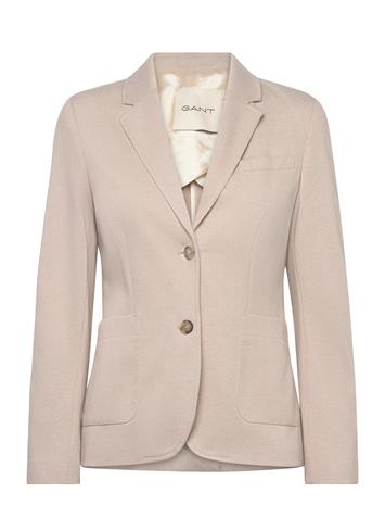 GANT Slim Pique Blazer - Navy - 46