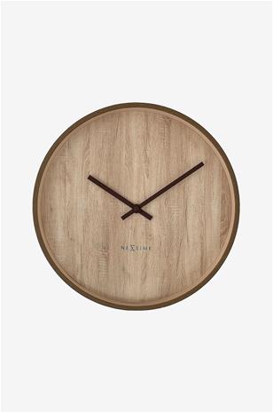NeXtime - Oslo Seinäkello 30 cm Ruskea/Tumma