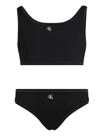 Calvin Klein Bralette Bikini Set - Black - 164-170