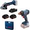 Bosch Akkukonesarja (0615990N1U) 18V 2x4,0Ah, GDX 180-LI + GWS 180-LI – kuva 2