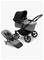 Bugaboo Donkey 5 Yhdistelmävaunut, Graphite/Midnight Black/Morning Pink – kuva 2