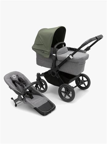 Bugaboo Donkey 5 Yhdistelmävaunut, Graphite/Midnight Black/Morning Pink
