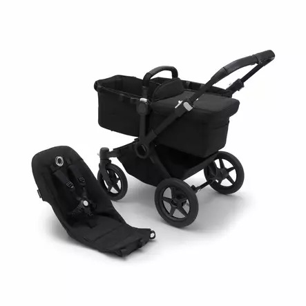 Bugaboo Donkey 5 Yhdistelmävaunut, Graphite/Midnight Black/Morning Pink