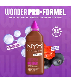 NYX PROFESSIONAL MAKEUP Make Em Wonder Foundation 37 Deep Rich