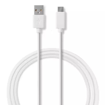 Nedis - USB-C cable - 24 pin USB-C to USB Type A - 2 m