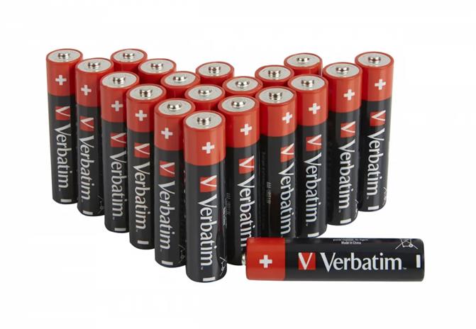 Verbatim – Alkaline battery AAA 20 pack (49876)