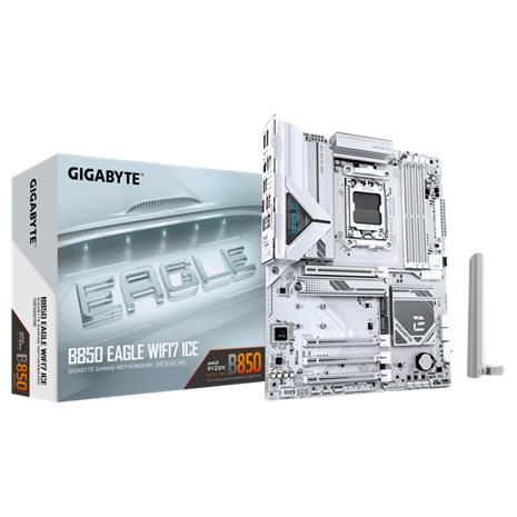 GIGABYTE B850 EAGLE WIFI7 ICE Emolevy - AMD B850 - Intel LGA1851 socket - DDR5 RAM - ATX