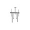 Multibrackets M Pro Series mounting kit - fixed single side - for flat panel - black 70 kg 100 x 100 mm – kuva 1