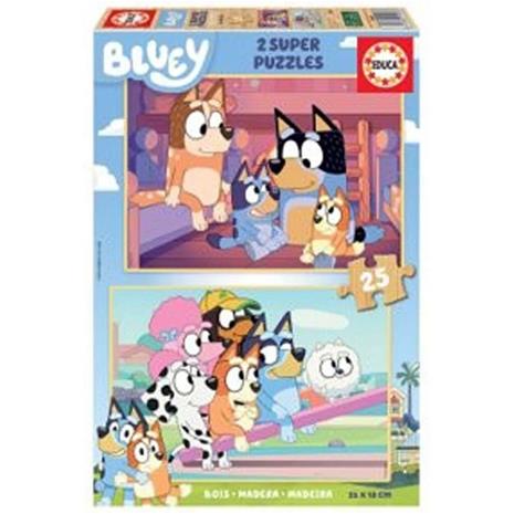 Educa Bluey 2 X 25 Wood