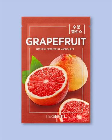 The Saem Natural Grapefruit Mask Sheet Mascarilla Pomelo 21 ml