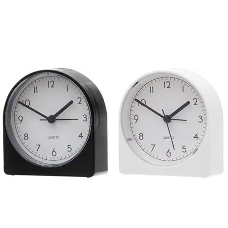 Herätyskello valolla ja äänettömällä liikkeellä - 10 cm