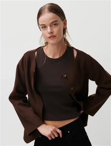 2NDDAY 2Nd Lila - Smooth Wool - Brown - 40