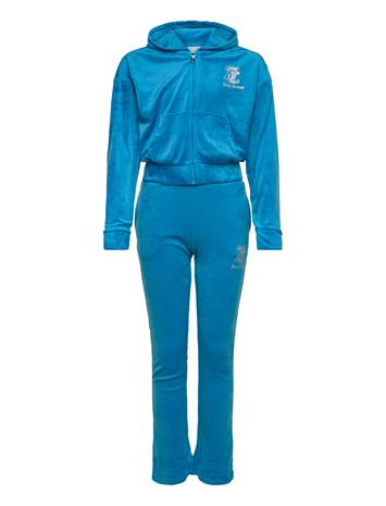 Juicy Couture Cropped Zip Thru & Bootcut Set - Pink - 122