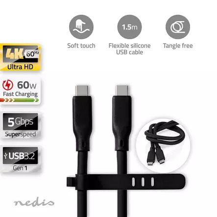 Nedis CCGB64800BK15 USB cable – kuva 2/2