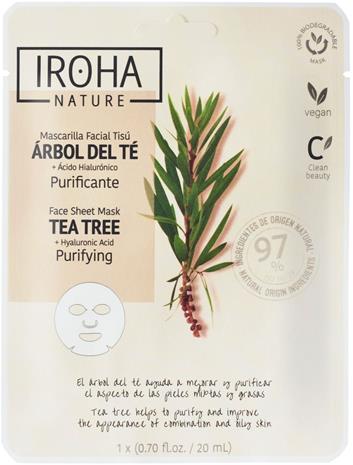 IROHA NATURE Purifying Tea Tree Face Sheet Mask
