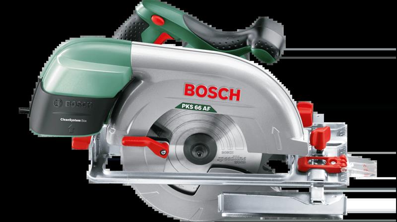 Bosch PKS 66-2 AF (0603502004) 1600W, pyörösaha + ohjauskisko