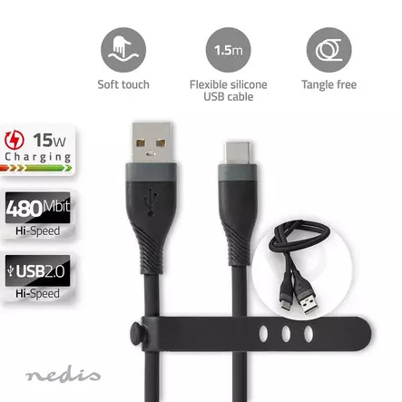 Nedis CCGB60800BK15 USB cable