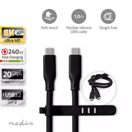 Nedis CCGB64810BK10 USB cable