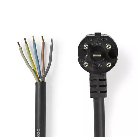 Nedis - power cable - 5 pin Perilex to bare wire - 1.5 m