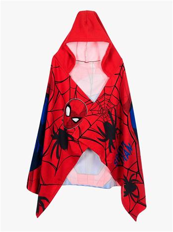 Marvel Spider-Man Rantapyyhe + Huppu, Punainen