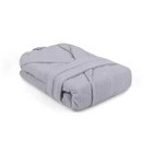 Kylpytakki 100% Puuvillaa, Harmaa, XL, 360 gr/m², Konepestävä 40 C, Ylellinen ja Kestävä Kylpyhuoneeseen