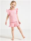 Lindex Pyjama Set In Gingham - Pink - 122/128