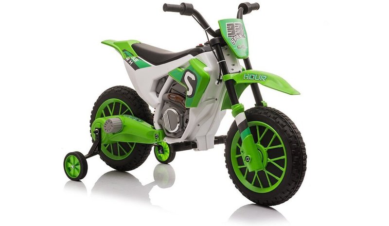 XMX616 - Lasten sähkökäyttöinen moottoripyörä, Väri: vihreä.