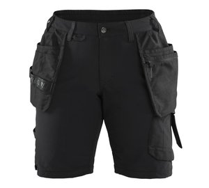 Blä¥kläder 718316459998C50 Työshortsit musta, stretch C50