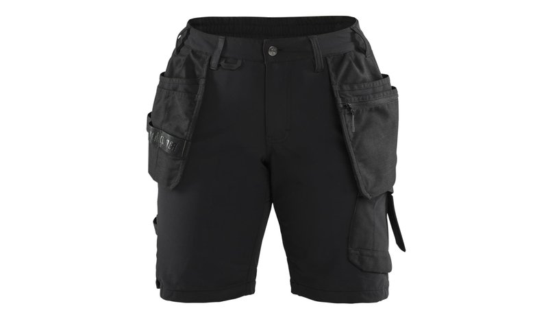 Blä¥kläder 718316459998C50 Työshortsit musta, stretch C50