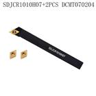 Karbidi Sorvaustyökalusarja, 10mm Varsi, T-ura Pidike, SDJCR1010H07+2PCS DCMT070204