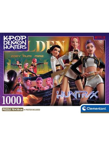 Clementoni K-Pop Demon Hunters - Compact 1000 brikker