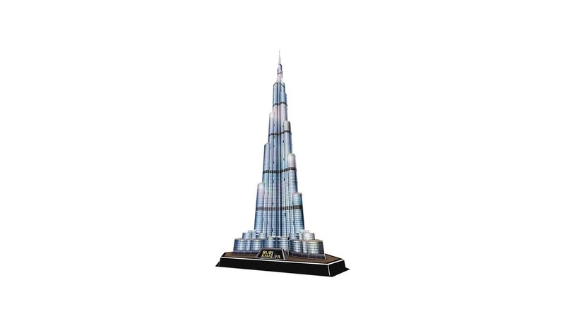 Cubic Fun 3D Puzzle Burj Khalifa with LED Lighting 3D Palapeli – kuva 1/1