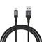 Dudao L3ST USB-A - USB-C 5A Cable 1.2m Braided - Black – kuva 2
