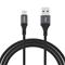 Dudao L3ST USB-A - USB-C 5A Cable 1.2m Braided - Black – kuva 3