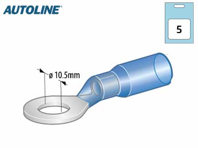 Kutistelenkki M10, 1.5-2.5mm², Autoline