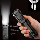 1kpl/2kpl Ladattavat Taskulamput, Mini Zoomattava Super Kirkas Taskulamppu