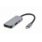 Kotidata - GEMBIRD - A-CM-COMBO3-02 - USB 3.2 Gen 1 - Type-C - 3840x2160 pikseli