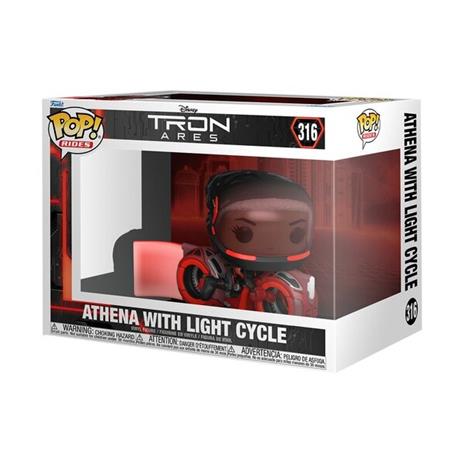 Funko Pop! Rides: Tron Ares - Athena With Light Cycle FIGU