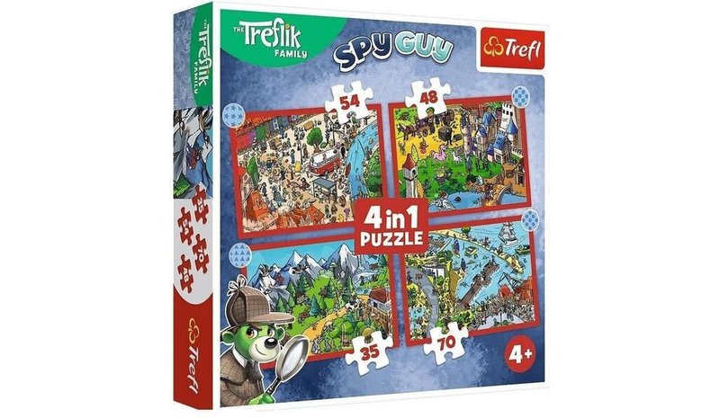 Trefliks travel 4in1 palapelit lapsille