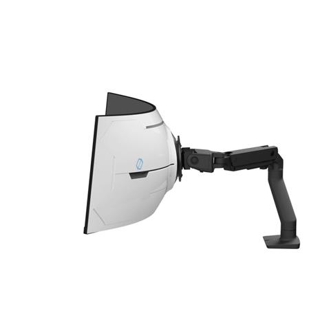 Ergotron HX mounting kit - Patented Constant Force Technology - for curved LCD display - for extreme-depth curved screens - matte black 17 kg 57" 100 x 100 mm