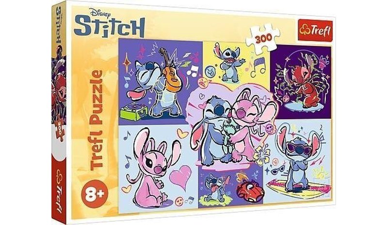Palapeli 300 pala Disney Lilo & Stitch - Spinner Stitch – kuva 1/1