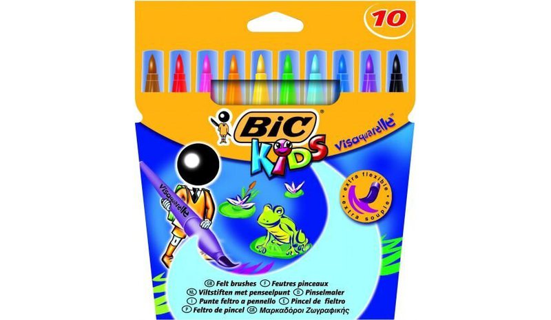 Bic Visaquarelle tussit, 10 väriä