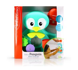 Kylpylelu Infantino Pingviini