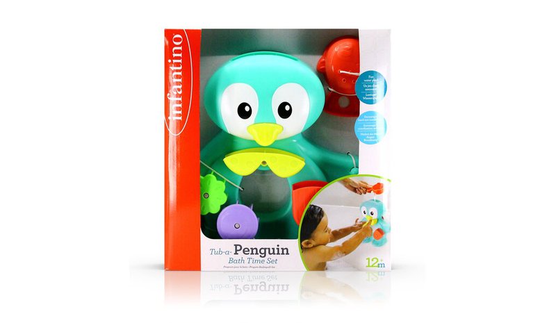 Kylpylelu Infantino Pingviini