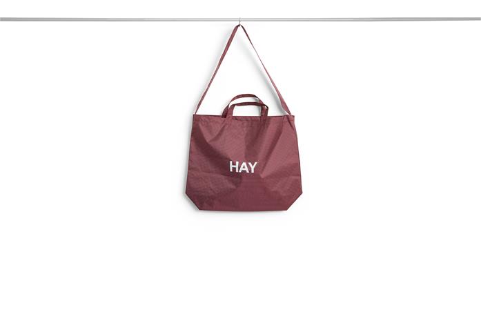 HAY - Grid Crossover Bag - Medium - Viininpunainen